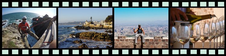 Algumas fotos do roteiro para o Chile